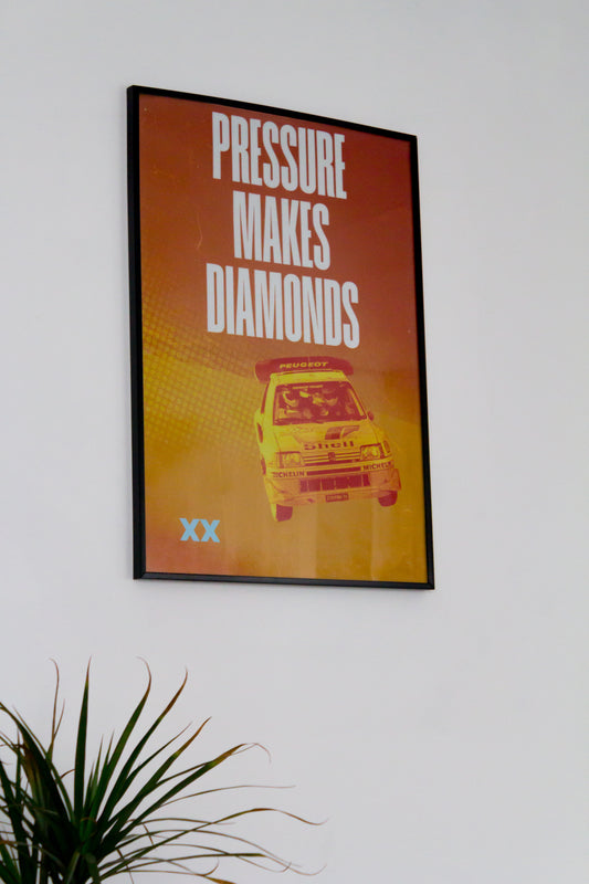 Peugeot 205 t16 | Pressure Makes Diamonds | Poster