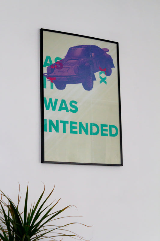 Porsche 911 SCRS | As It Was Intended | Poster